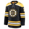 Boston Bruins tröja Fanatics Premium Jeremy Swayman 2024-25 Svart Hemma - NHL Tröjor Herr